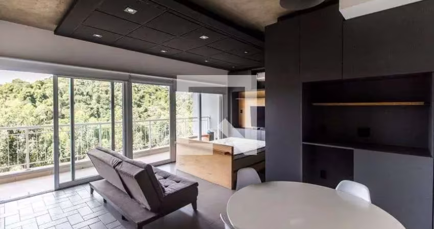 Apartamento para aluguel - alphaville, 1 quarto,  50 m² - santana de parnaíba