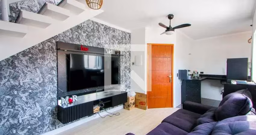 Cobertura para aluguel - vila américa, 2 quartos,  83 m² - santo andré