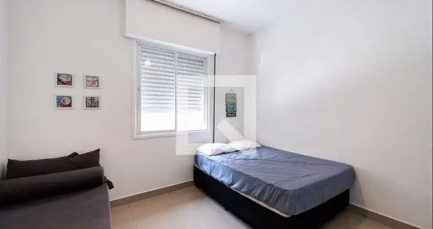 Kitnet / stúdio para aluguel - embaré, 1 quarto,  30 m² - santos