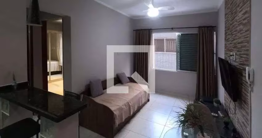 Apartamento para aluguel - embaré, 1 quarto,  35 m² - santos