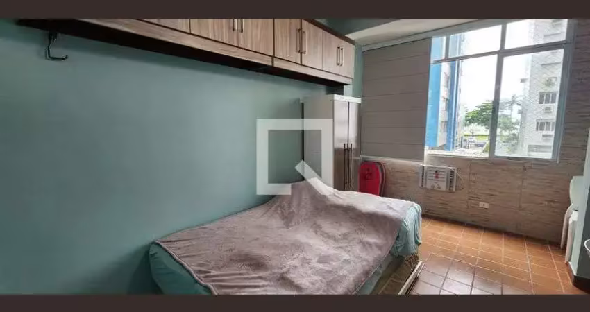 Kitnet / stúdio para aluguel - boqueirão, 1 quarto,  23 m² - santos