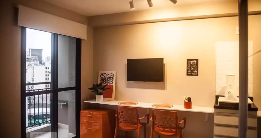 Kitnet / stúdio para aluguel - centro, 1 quarto,  27 m² - são paulo