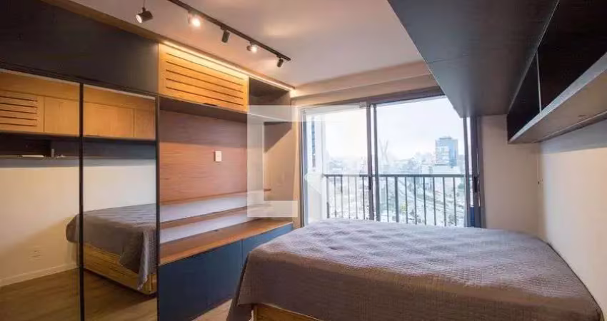 Kitnet / stúdio para aluguel - brooklin, 1 quarto,  25 m² - são paulo