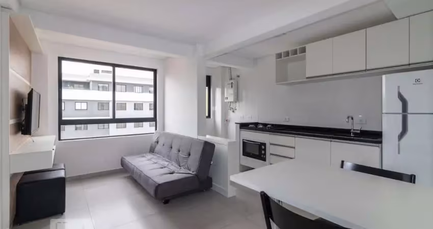 Apartamento para aluguel - mercês, 1 quarto,  33 m² - curitiba