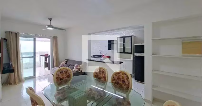 Apartamento para aluguel - vilamar, 2 quartos,  74 m² - praia grande