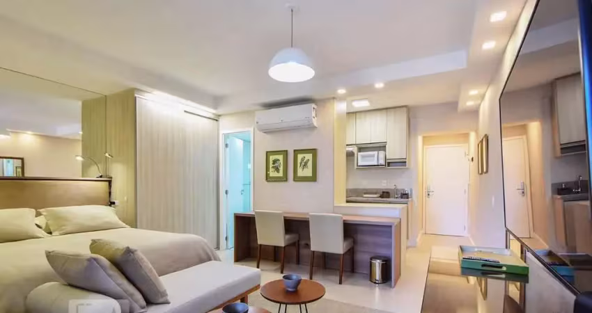 Kitnet / stúdio para aluguel - brooklin, 1 quarto,  42 m² - são paulo