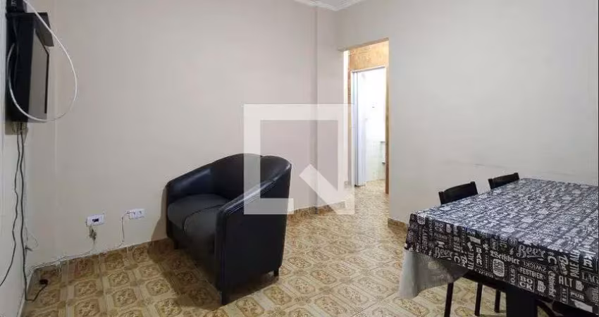 Apartamento para aluguel - boqueirão, 2 quartos,  70 m² - praia grande