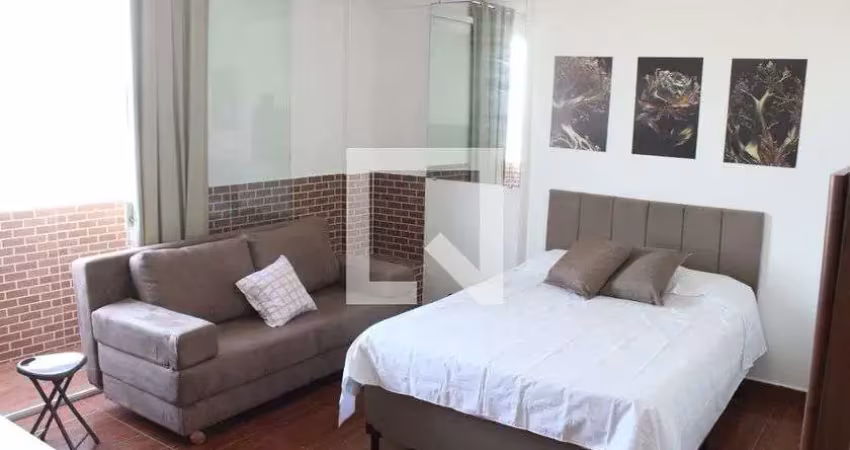 Apartamento para aluguel - itararé, 1 quarto,  35 m² - são vicente