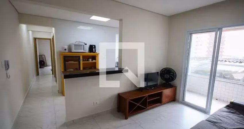 Apartamento para aluguel - vila caiçara, 2 quartos,  70 m² - praia grande