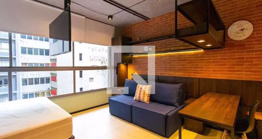 Kitnet / stúdio para aluguel - consolação, 1 quarto,  27 m² - são paulo