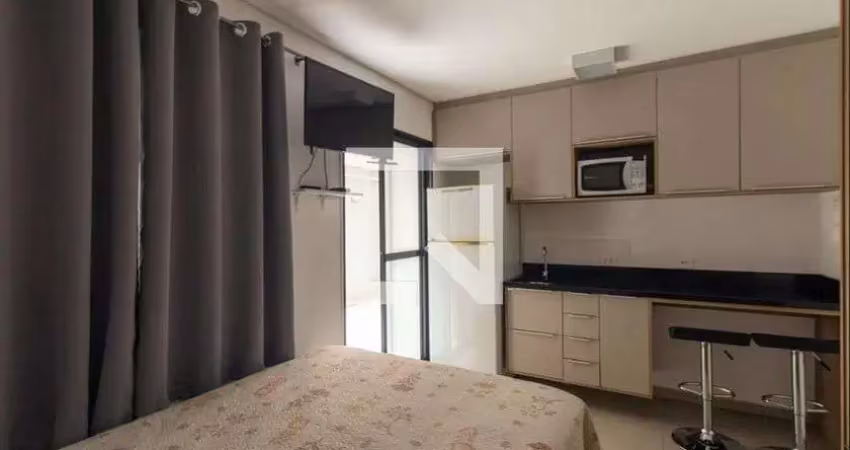 Kitnet / stúdio para aluguel - novo mundo, 1 quarto,  24 m² - curitiba