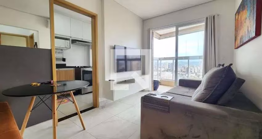 Apartamento para aluguel - campo grande, 1 quarto,  40 m² - santos