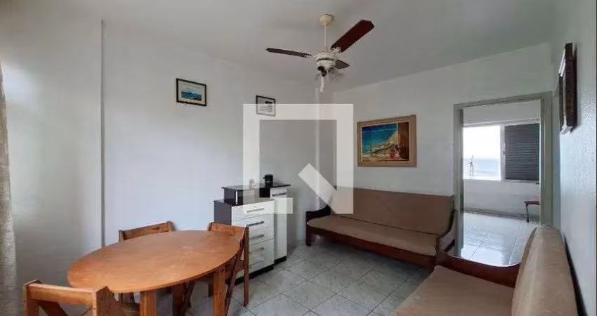 Apartamento para aluguel - vila tupi, 1 quarto,  50 m² - praia grande