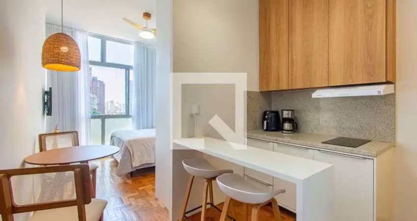 Kitnet / stúdio para aluguel - santo agostinho, 1 quarto,  30 m² - belo horizonte
