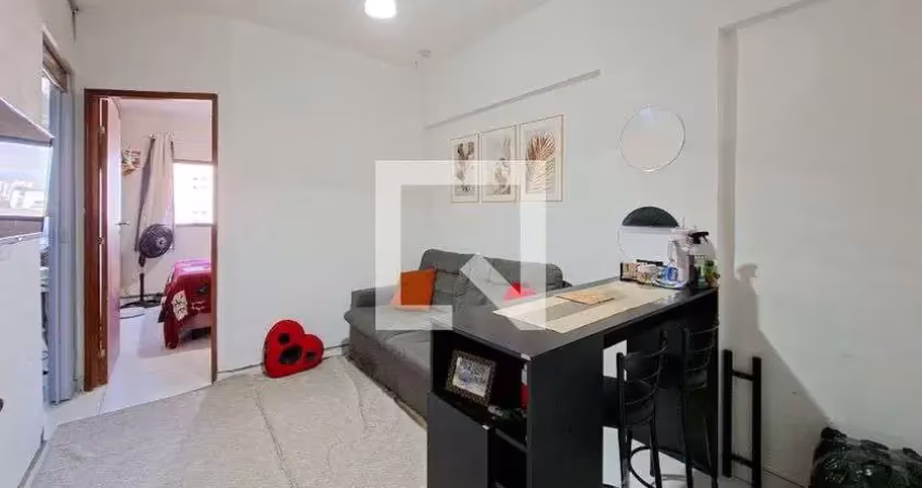 Apartamento para aluguel - guilhermina, 1 quarto,  33 m² - praia grande