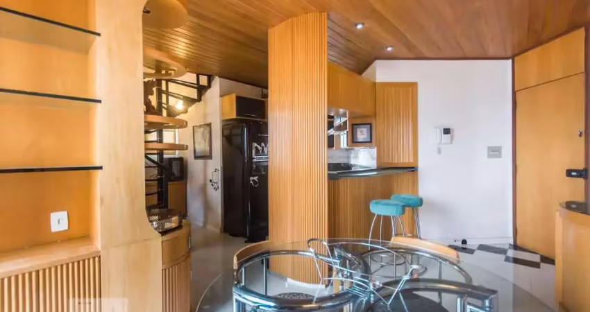 Cobertura para aluguel - brooklin, 1 quarto,  75 m² - são paulo