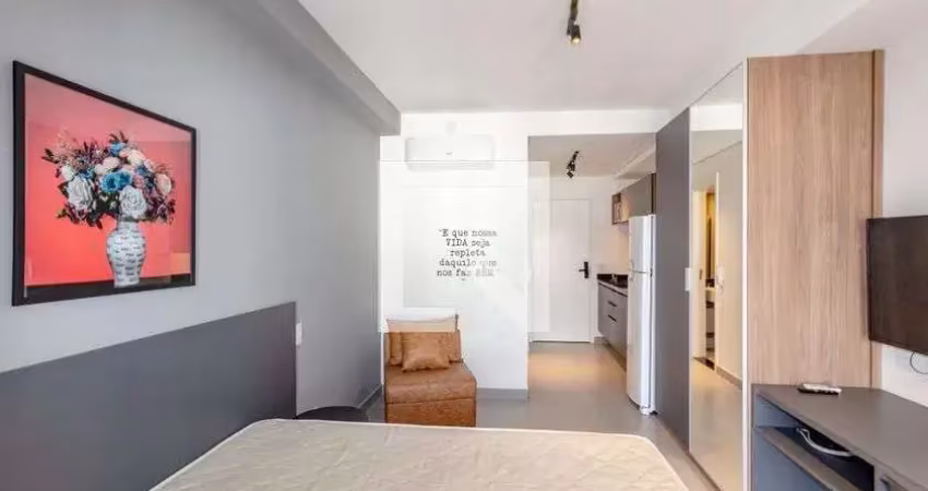 Kitnet / stúdio para aluguel - moema, 1 quarto,  29 m² - são paulo