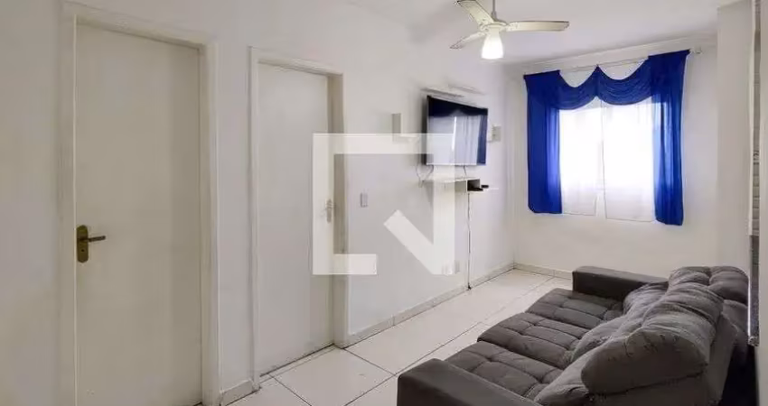 Apartamento para aluguel - vila tupi, 1 quarto,  47 m² - praia grande