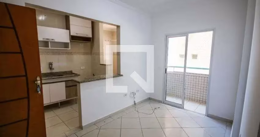 Apartamento para aluguel - vila caiçara, 1 quarto,  42 m² - praia grande