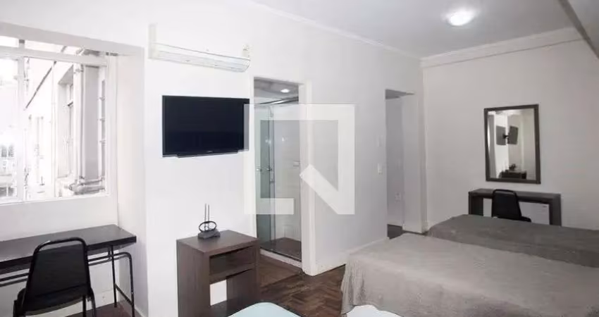 Kitnet / stúdio para aluguel - centro histórico, 1 quarto,  27 m² - porto alegre