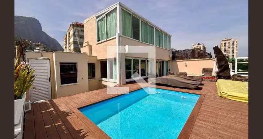 Cobertura para aluguel - jardim botânico, 2 quartos,  180 m² - rio de janeiro