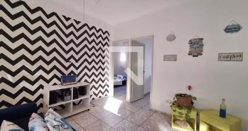 Apartamento para aluguel - guilhermina, 2 quartos,  45 m² - praia grande