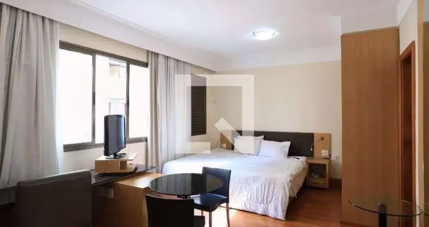 Kitnet / stúdio para aluguel - lourdes, 1 quarto,  32 m² - belo horizonte