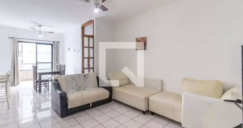 Apartamento para aluguel - vila tupi, 1 quarto,  79 m² - praia grande