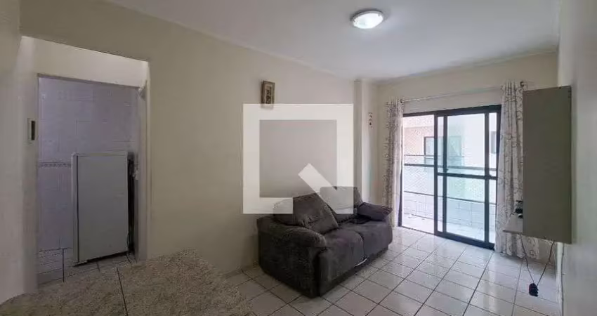 Apartamento para aluguel - vila assunção, 1 quarto,  45 m² - praia grande