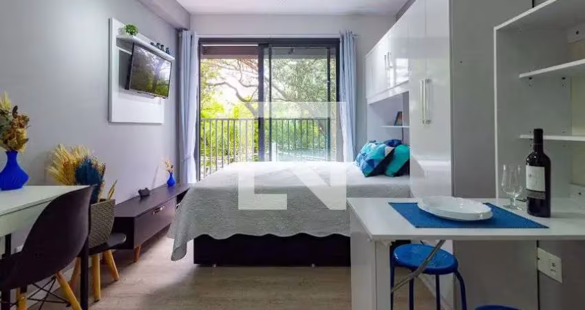 Apartamento para aluguel - brooklin, 1 quarto,  24 m² - são paulo