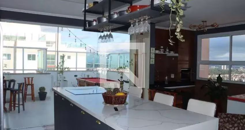 Cobertura para aluguel - parque esplanada, 3 quartos,  178 m² - embu das artes