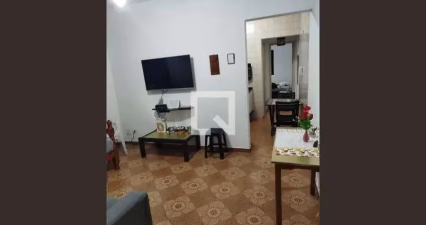 Apartamento para aluguel - vila tupi, 1 quarto,  55 m² - praia grande