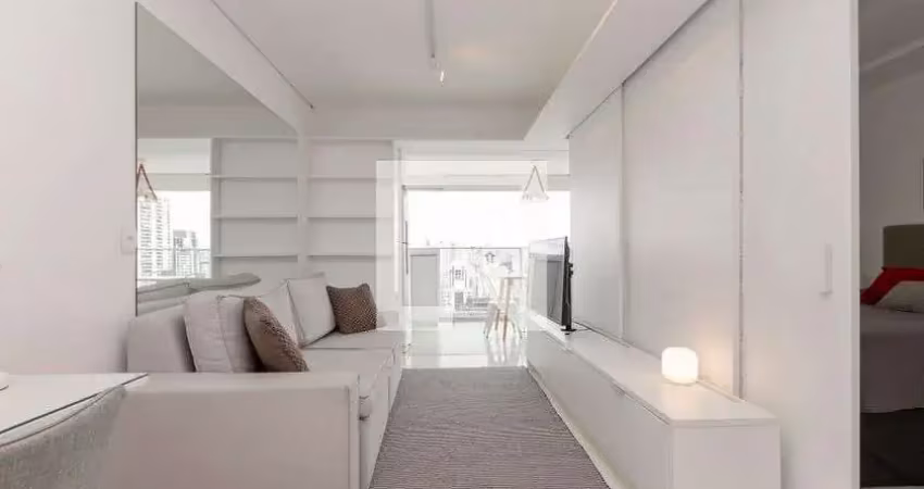 Apartamento para aluguel - brooklin, 1 quarto,  42 m² - são paulo