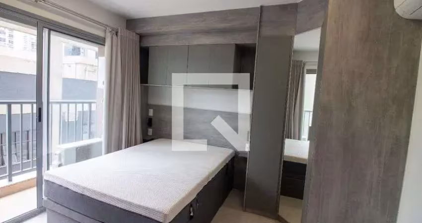 Kitnet / stúdio para aluguel - brooklin, 1 quarto,  24 m² - são paulo