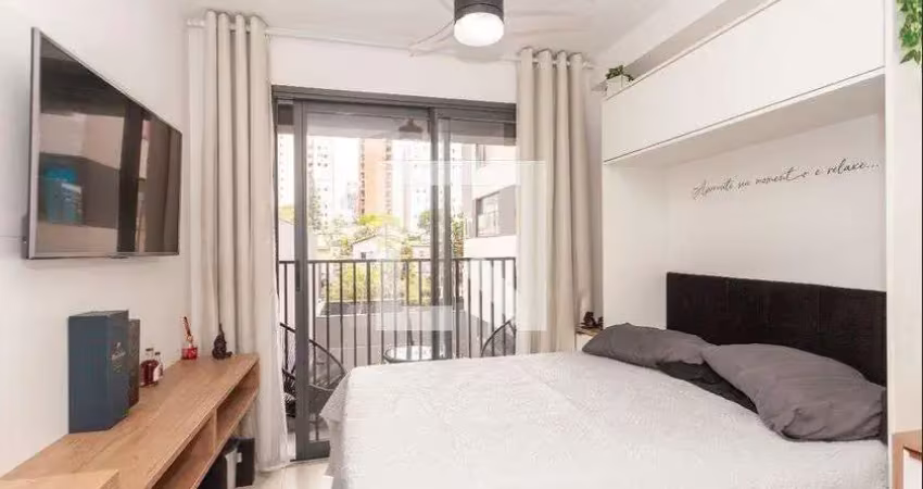 Kitnet / stúdio para aluguel - brooklin, 1 quarto,  24 m² - são paulo