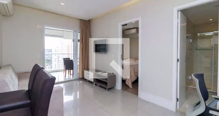 Apartamento para aluguel - brooklin, 1 quarto,  51 m² - são paulo