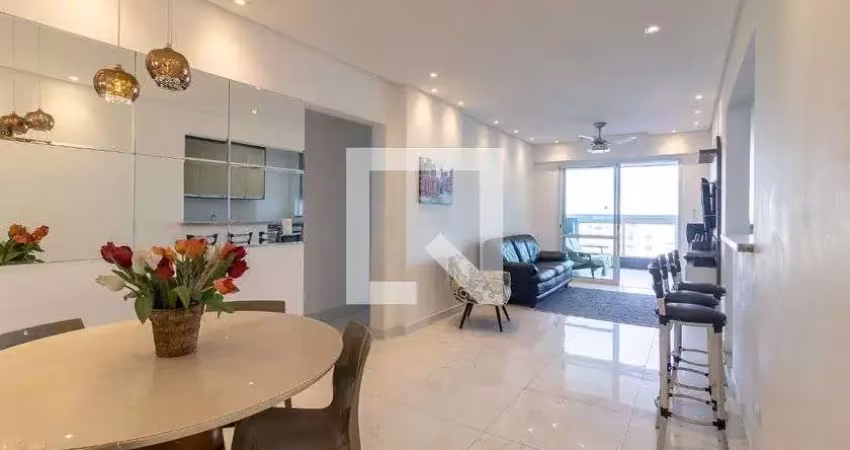 Apartamento para aluguel - vila tupi, 3 quartos,  120 m² - praia grande