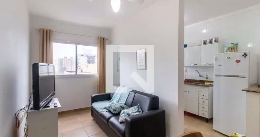 Apartamento para aluguel - vila tupi, 1 quarto,  40 m² - praia grande