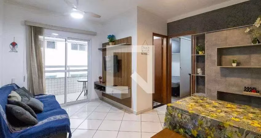 Apartamento para aluguel - guilhermina, 2 quartos,  54 m² - praia grande