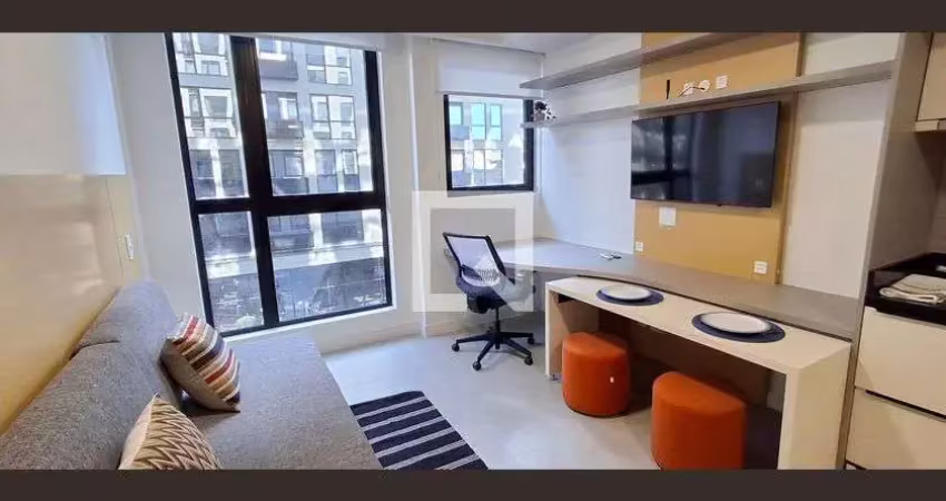 Kitnet / stúdio para aluguel - trindade, 1 quarto,  31 m² - florianópolis
