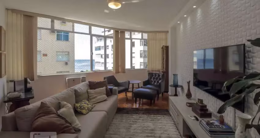 Apartamento para aluguel - leme, 3 quartos,  150 m² - rio de janeiro
