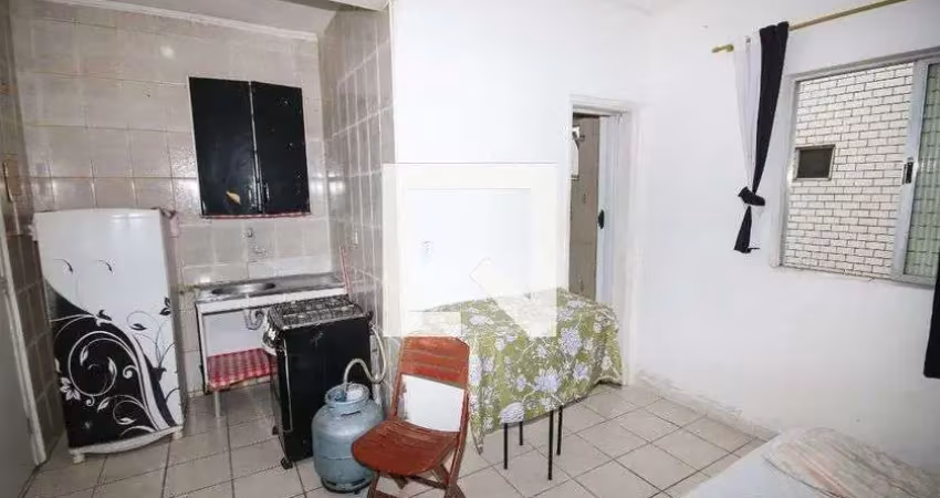Kitnet / stúdio para aluguel - cidade ocian, 1 quarto,  18 m² - praia grande