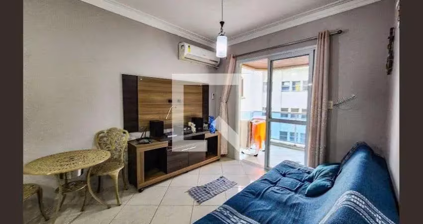 Apartamento para aluguel - aparecida, 1 quarto,  87 m² - santos