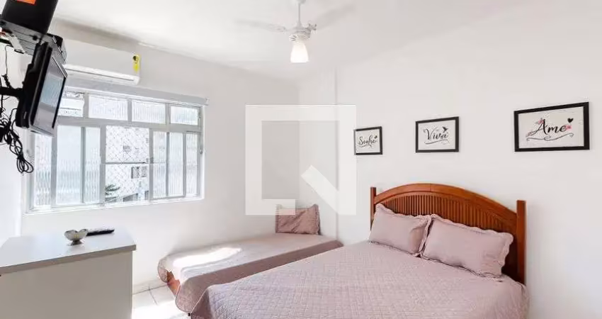Apartamento para aluguel - josé menino, 1 quarto,  34 m² - santos