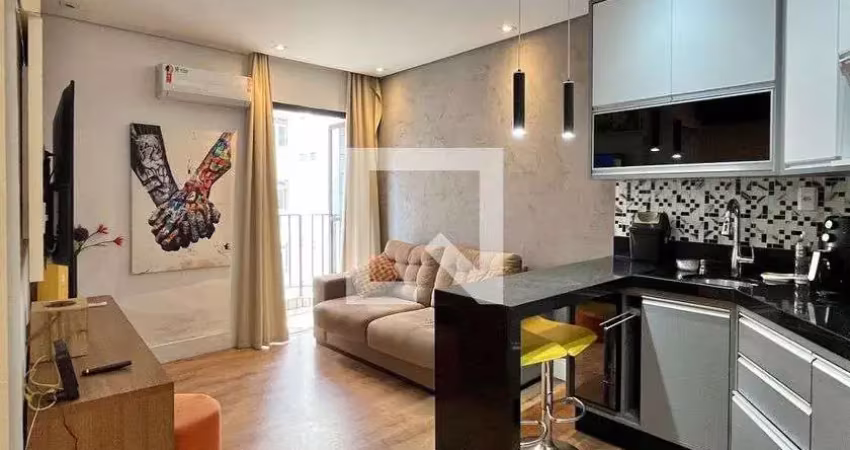 Apartamento com 1 quarto para alugar na Rua Jorge Tibiriçá, Gonzaga, Santos