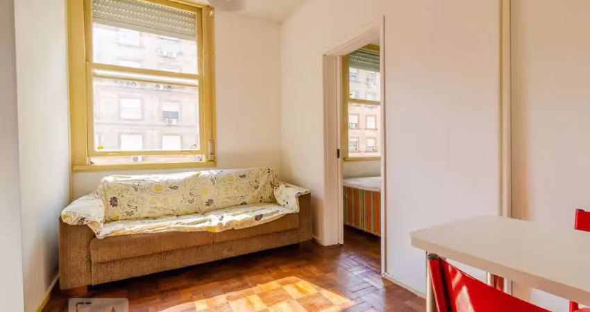 Apartamento para aluguel - centro histórico, 1 quarto,  27 m² - porto alegre