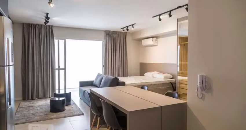 Kitnet / stúdio para aluguel - brooklin, 1 quarto,  48 m² - são paulo