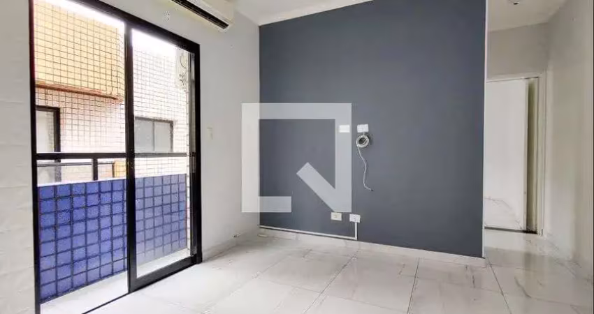 Apartamento para aluguel - guilhermina, 1 quarto,  53 m² - praia grande