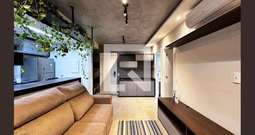 Apartamento para aluguel - brooklin, 1 quarto,  55 m² - são paulo