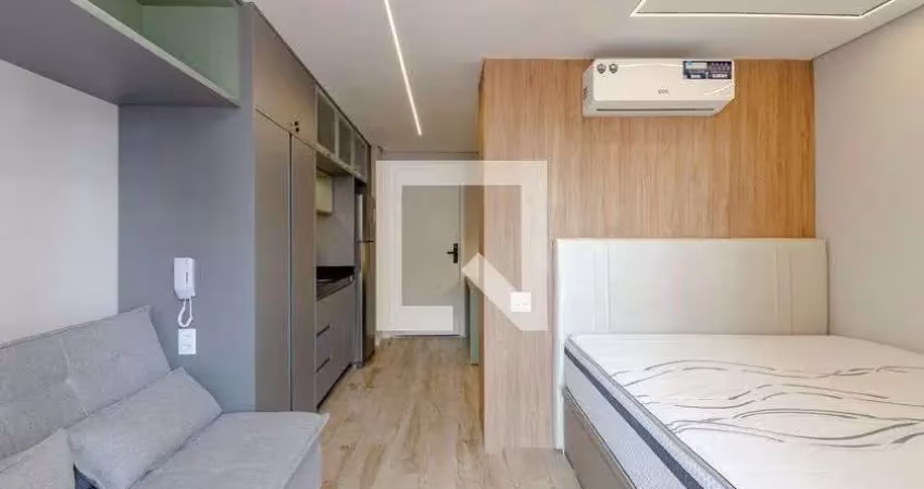 Kitnet / stúdio para aluguel - brooklin, 1 quarto,  25 m² - são paulo